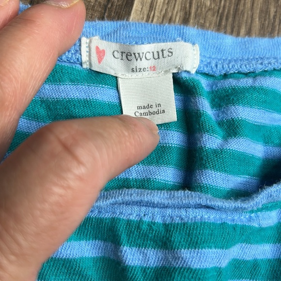 J. Crew crewcuts Heart Pocket Tee; Size 12 - Picture 3 of 3
